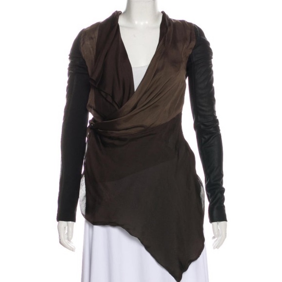 Rick Owens Wrap Cardigan Jacket - Picture 3 of 4